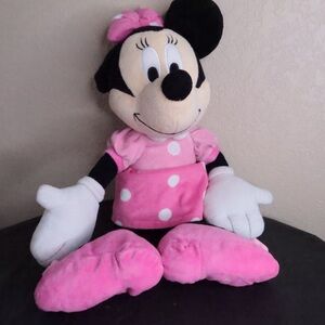 Pink Plush Mouse Toy